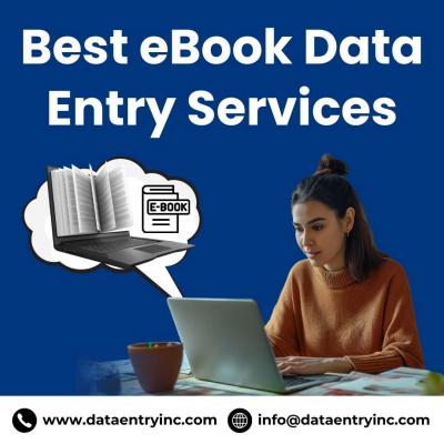 Best eBook Data Entry Services in India