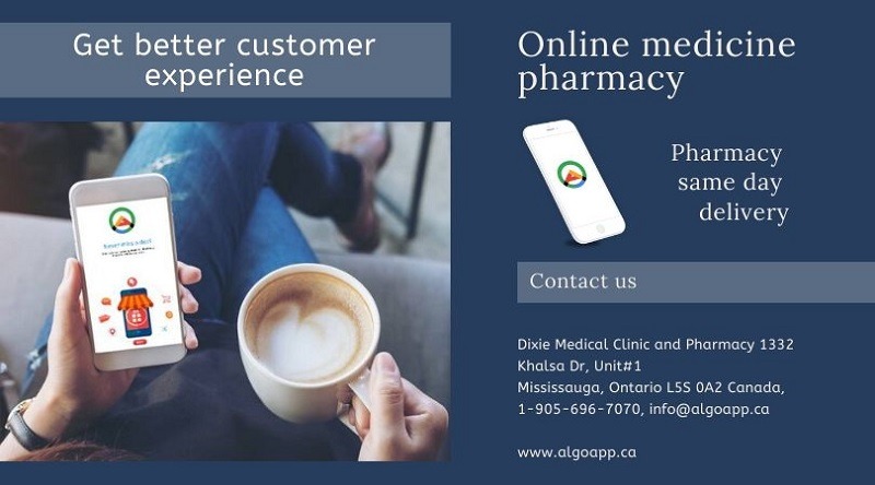 Improves customer service with online medication pharmacy