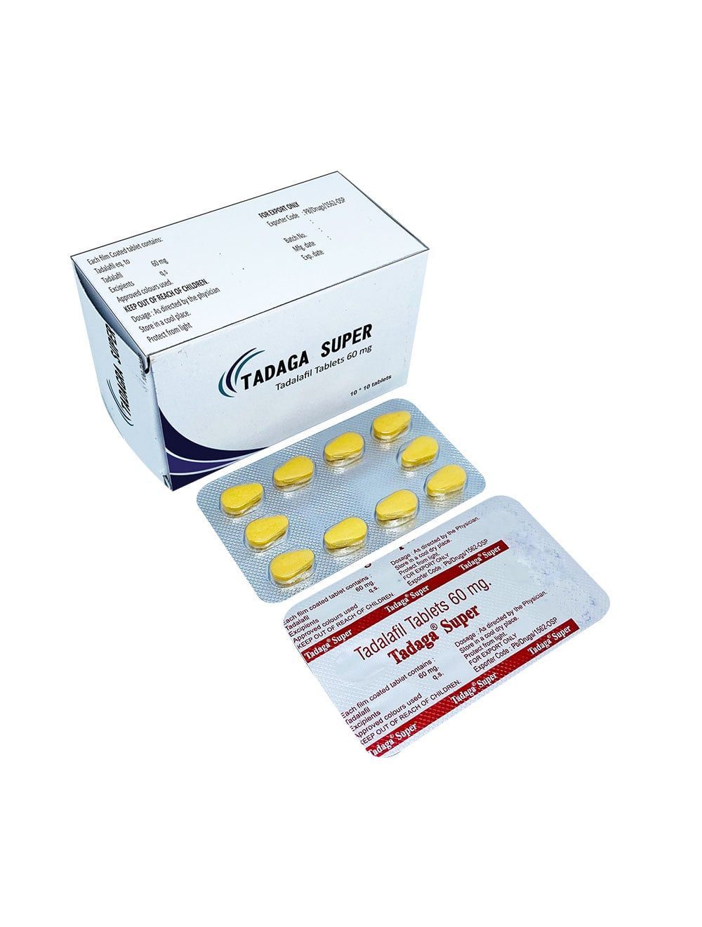 Buy Tadaga Super 60mg Tablets Online | Tadalafil