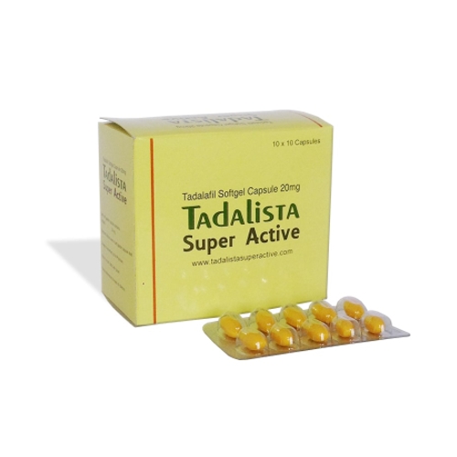 Tadalista Super Active (tadalafil) – Secure Erectile Dysfunction
