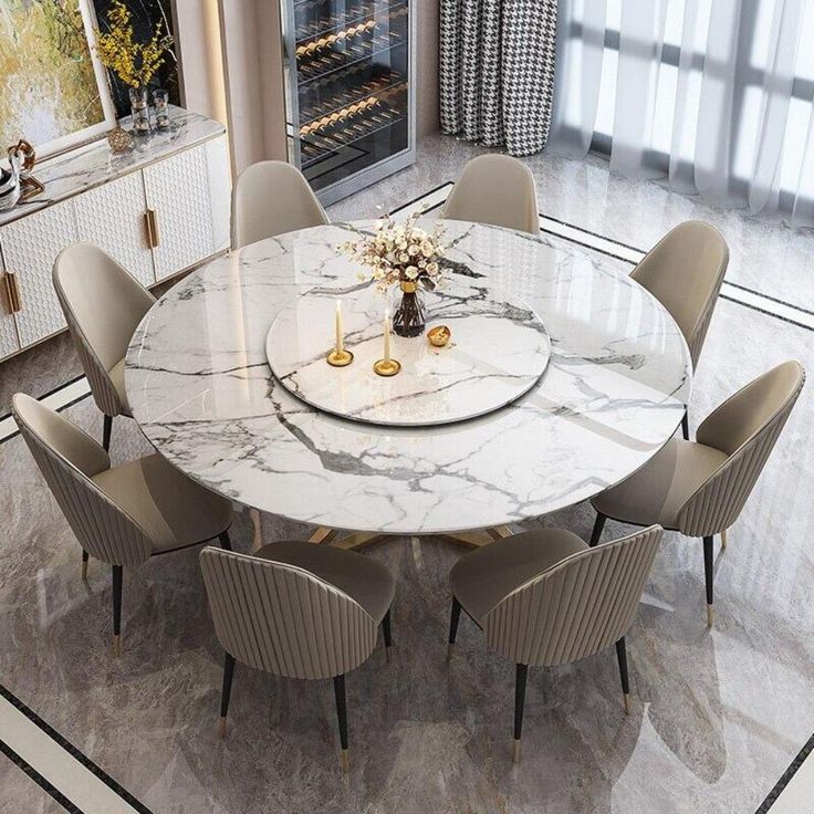 Elegant Marble Dining Table in Singapore – Modern & Timeless Designs