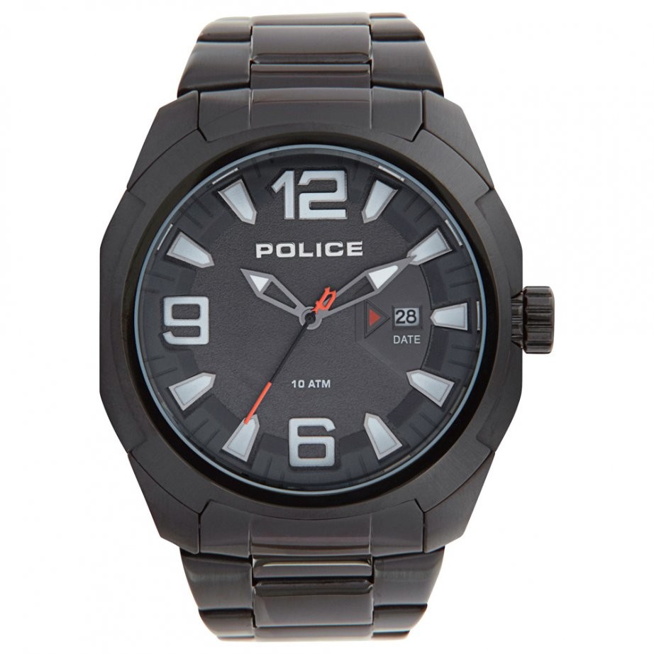 Police Men's Texas Black Bracelet Watch PL.13836JSB/61M