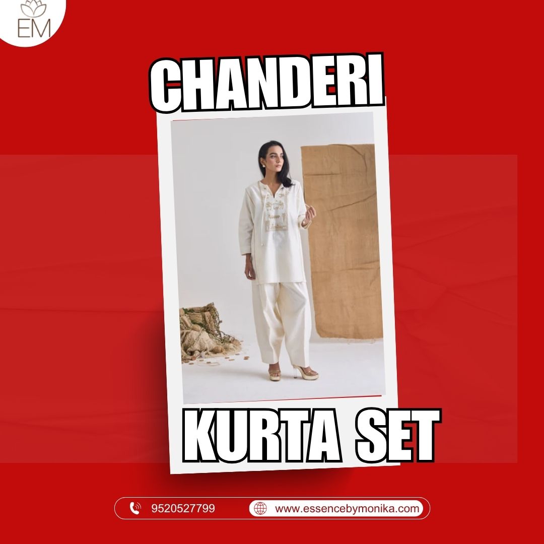 Stunning Chanderi Kurta Set for Women – Shop Online Today
