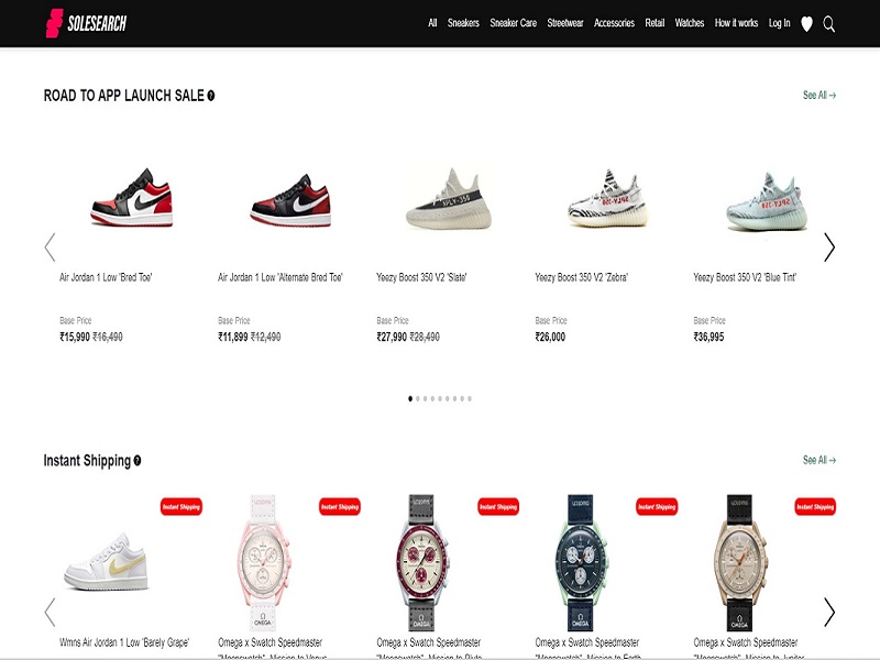 SoleSearch India - Buy, Sell & Bid on verified Sneakers, Streetwear And other Accessories