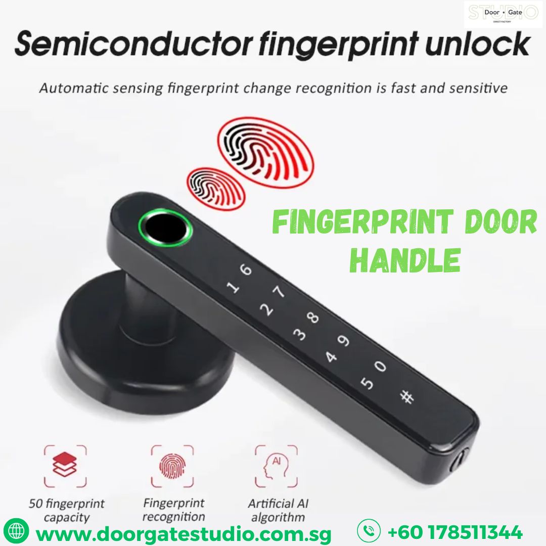 Advanced Fingerprint Door Handle for Homes