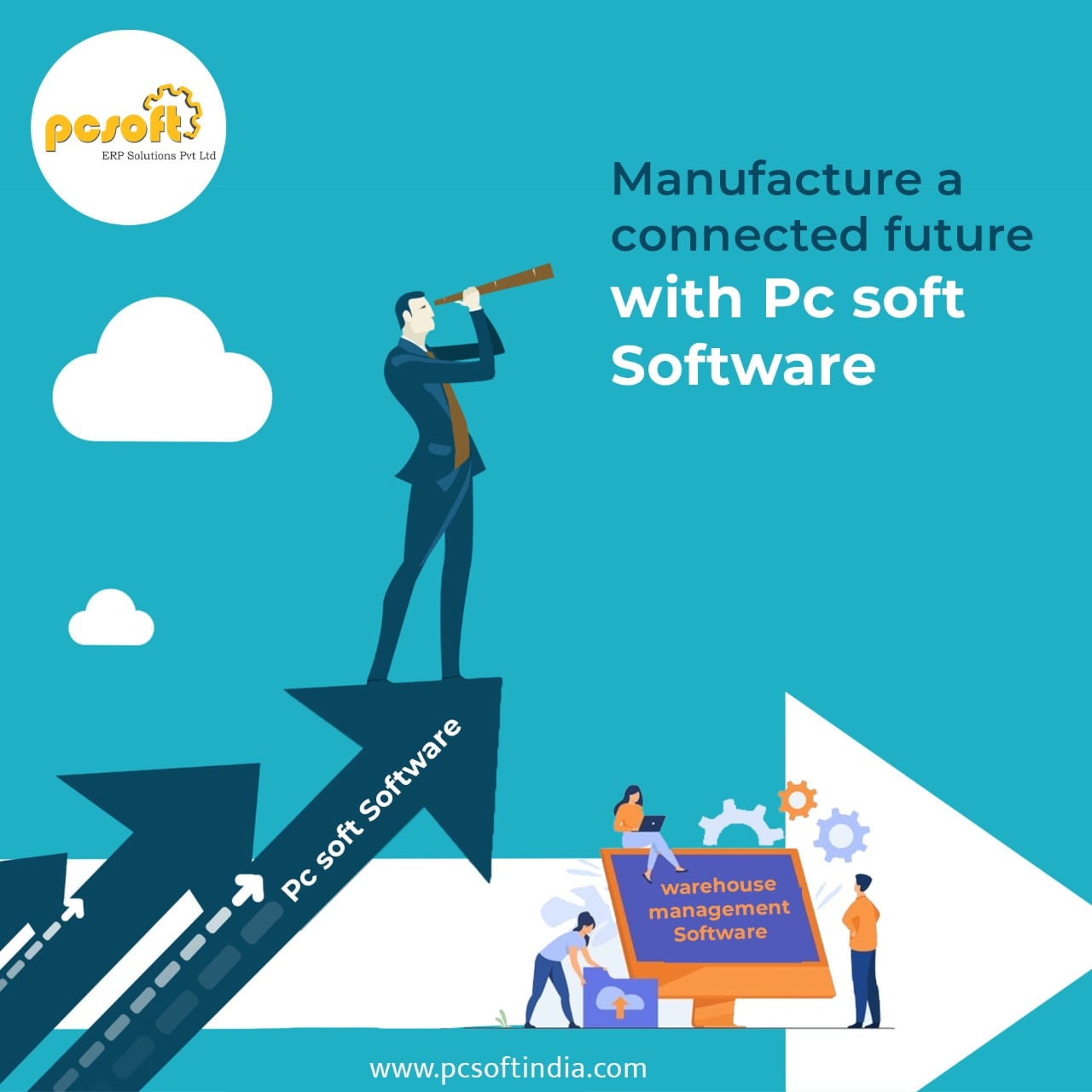 Best manufacturing ERP software by PC Soft