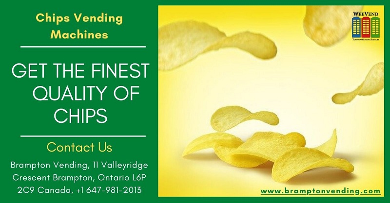 Looking for healthy chips products using chips vending machines