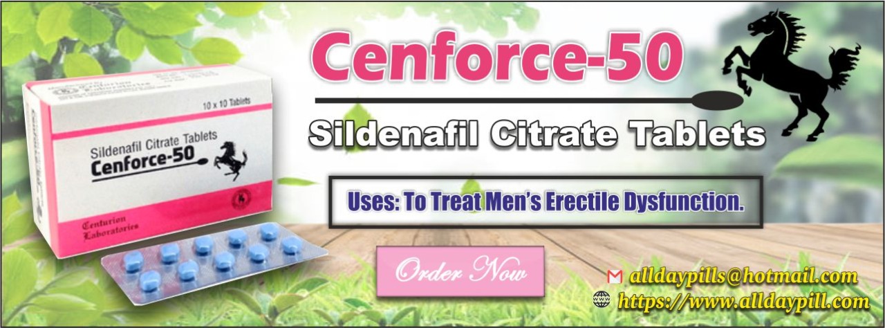 Sildenafil 50 mg buy online l Cenforce 50