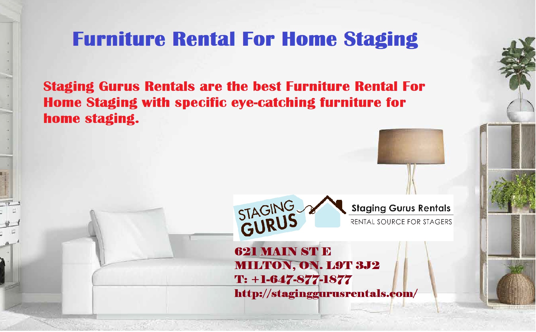 Furniture Rental For Home Staging | Staging Gurus Rental