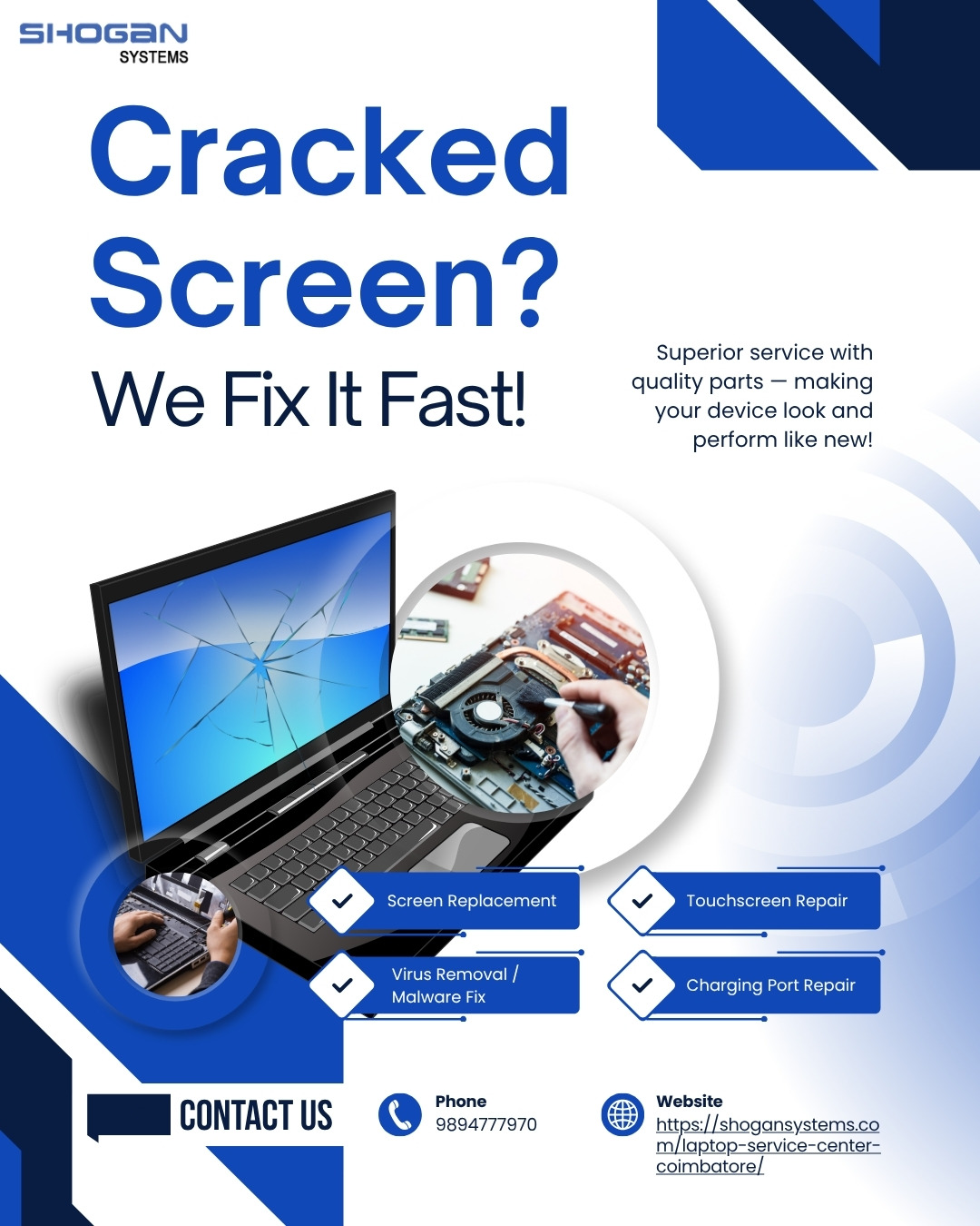 Laptop Service Center in Coimbatore