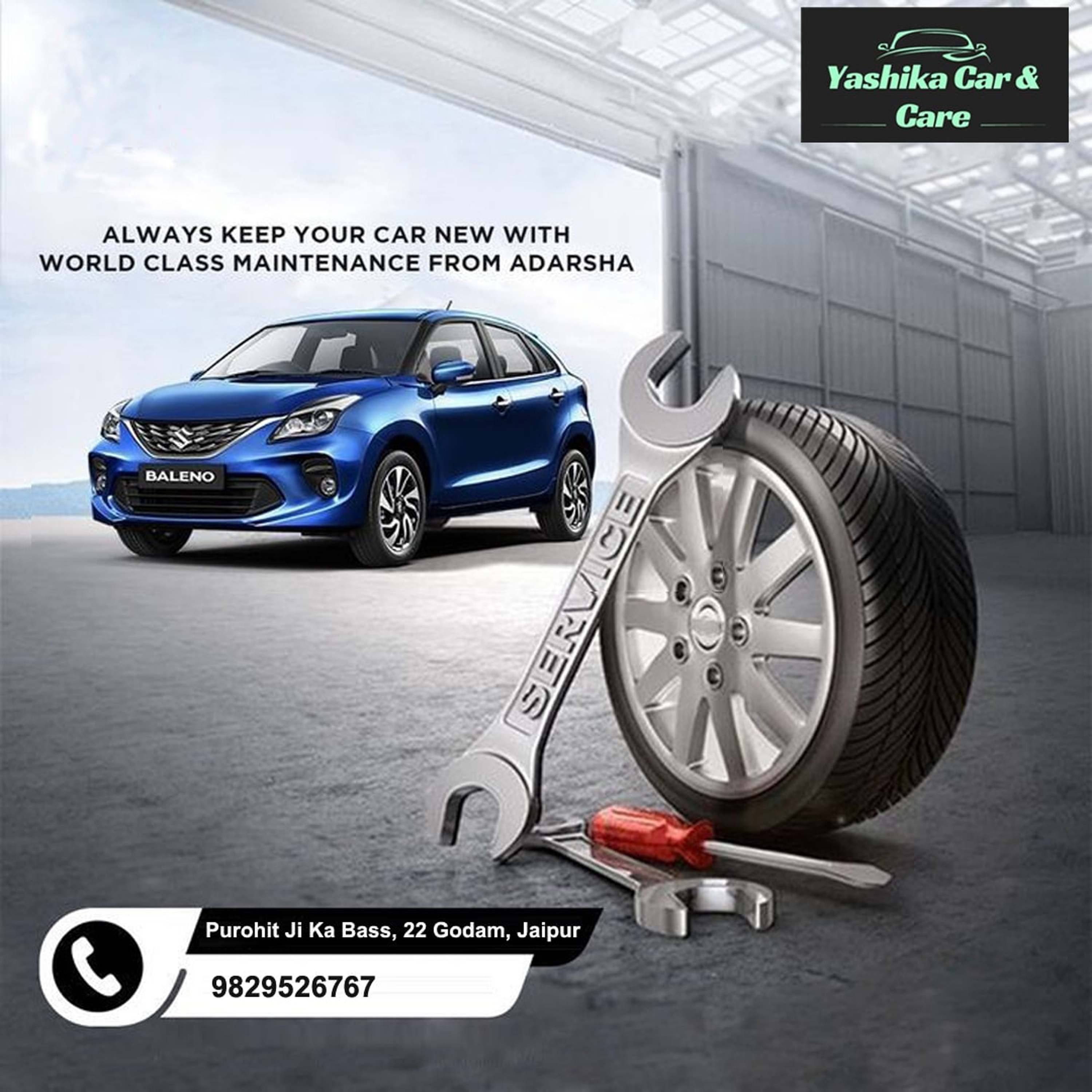 Yashika Car & Care - car service center in 22 godam jaipur, car repair center Civil lines, car service & repair in sodala Jaipur