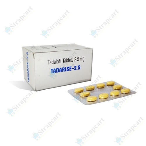 Buy Tadarise 2.5mg Online Reviews, Price, Dosage - Strapcart