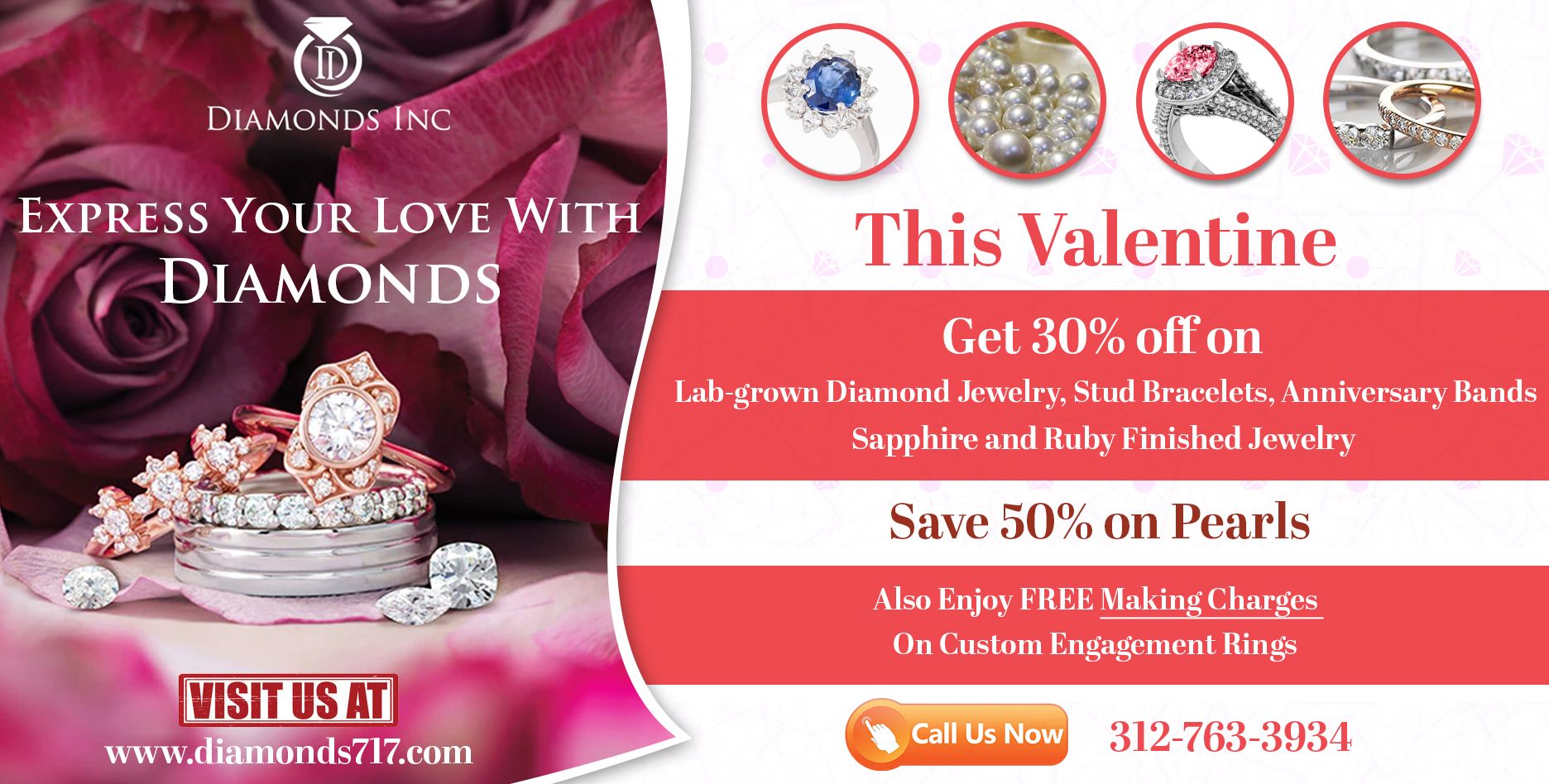Buy Exciting Diamond Engagement Rings this Valentine