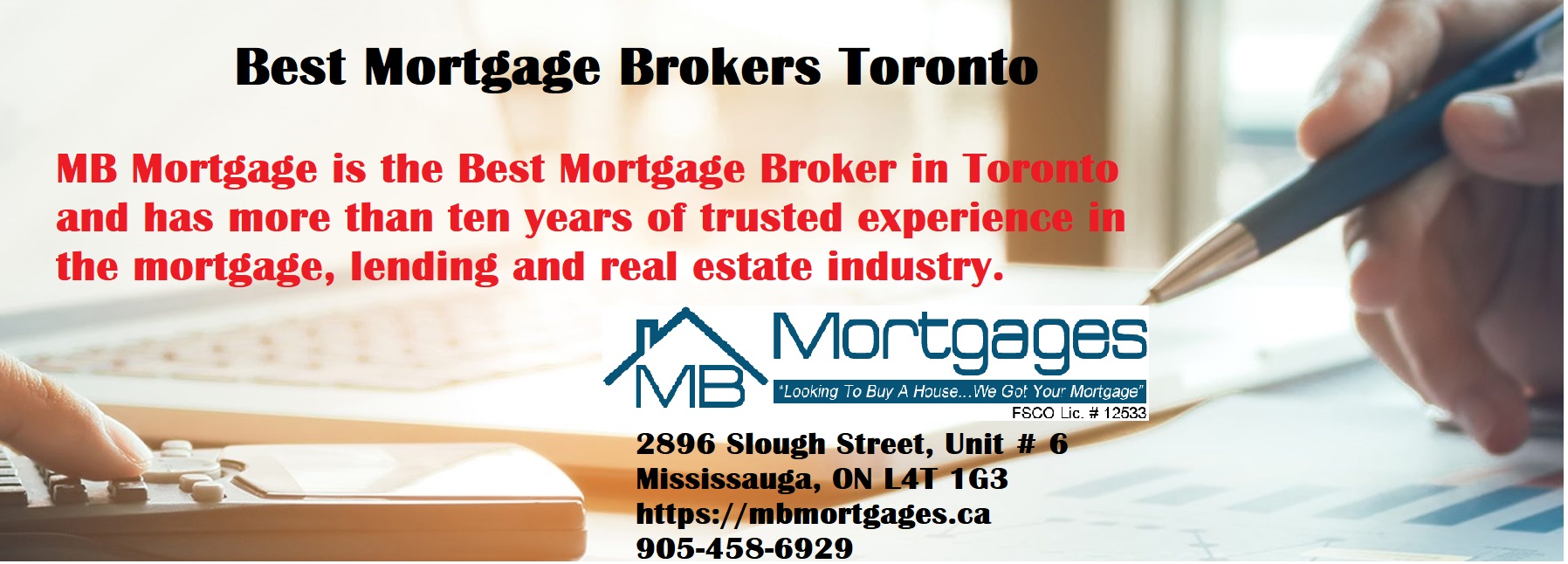 Best Mortgage Brokers Toronto | Mb Mortgages Inc.