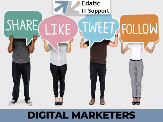 Social media marketing services - Edatic IT Support