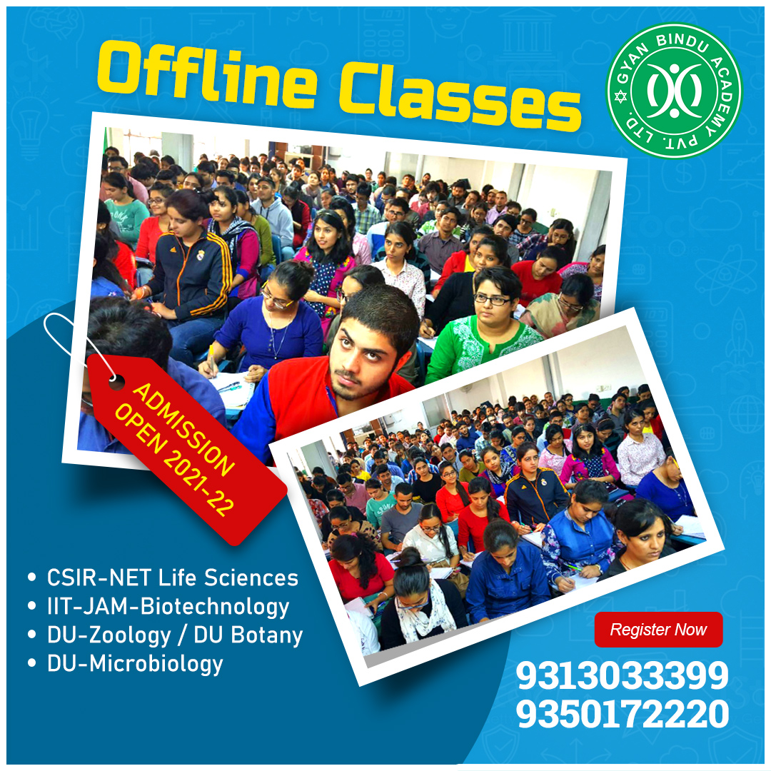 CSIR UGC JRF NET Life Sciences Coaching in Delhi IIT JAM GATE BIOTECH
