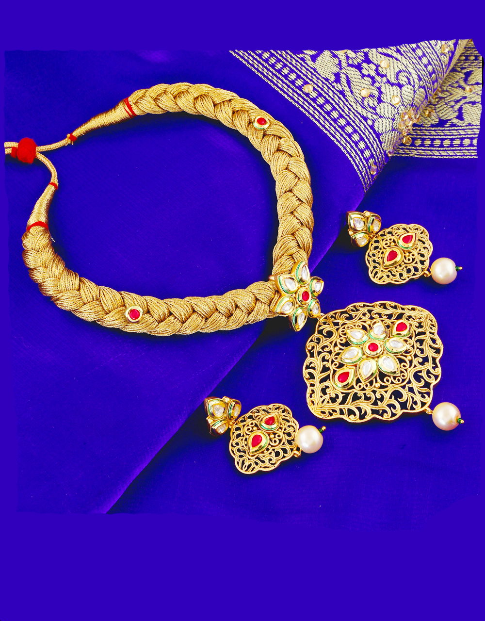 Buy Latest Artificial Kundan Jewellery Collection for Women from Anuradha Art Jewellery at Best Price