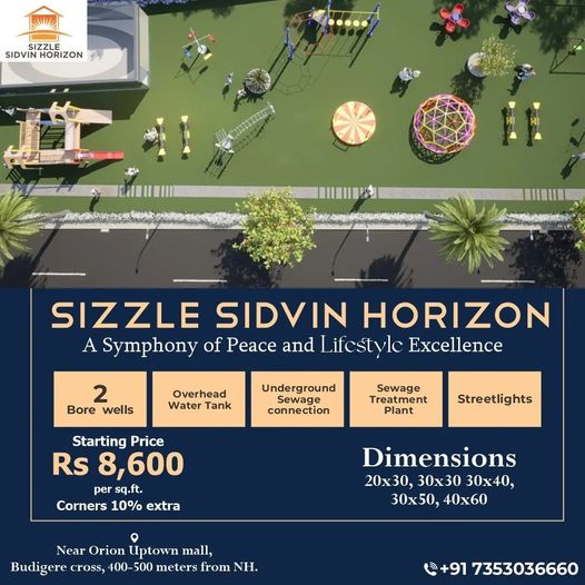 Premium Plots from ?1.03Cr* - RERA Approved, Budigere Cross