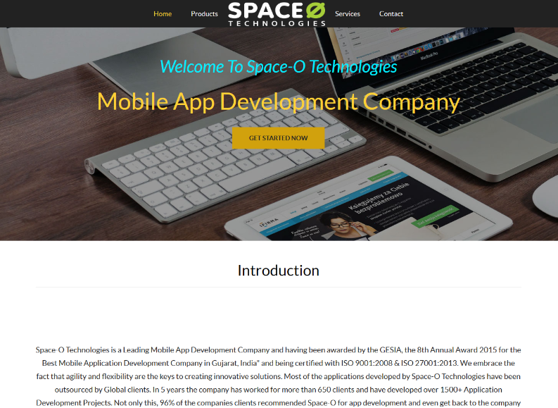 Few Of Websites Developed By Using Our Website Builder Spaceotechnologies