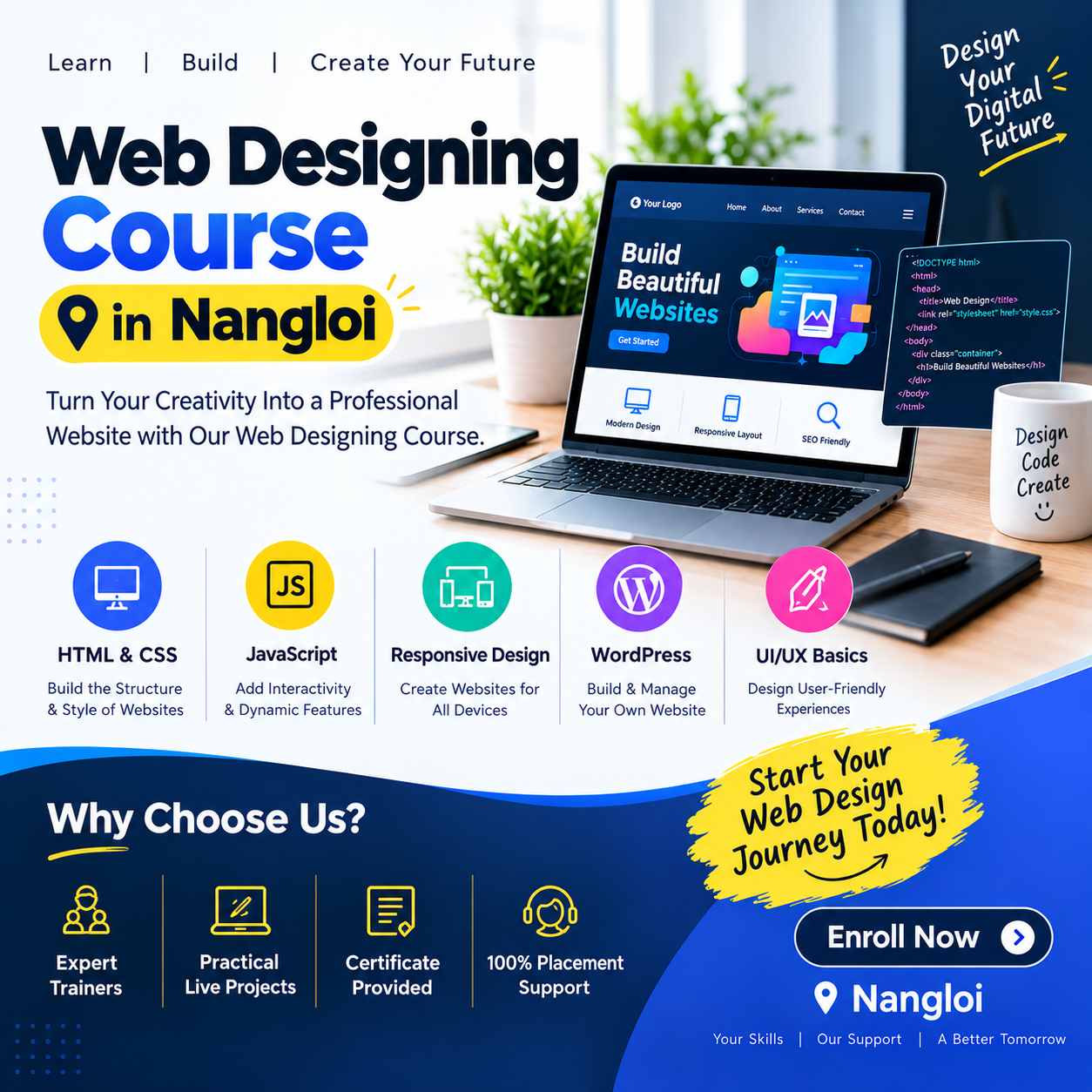Web Designing Course In Nangloi – BS Coaching Centre