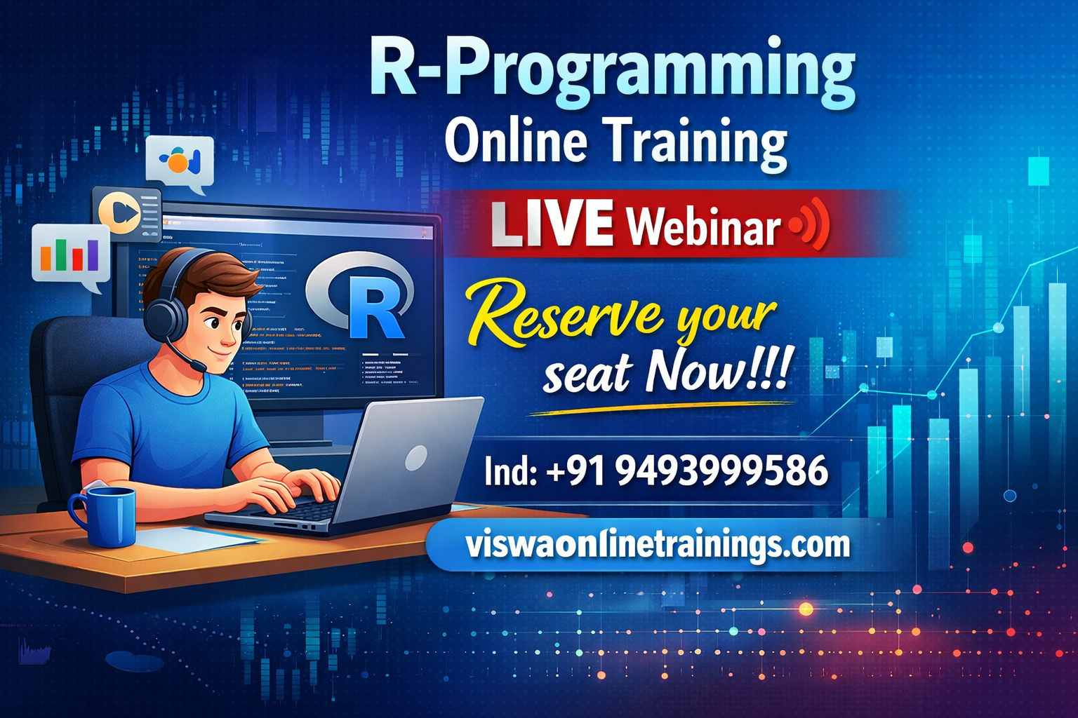 R Programming Online Training & Real Time Support From India, Hyderabad