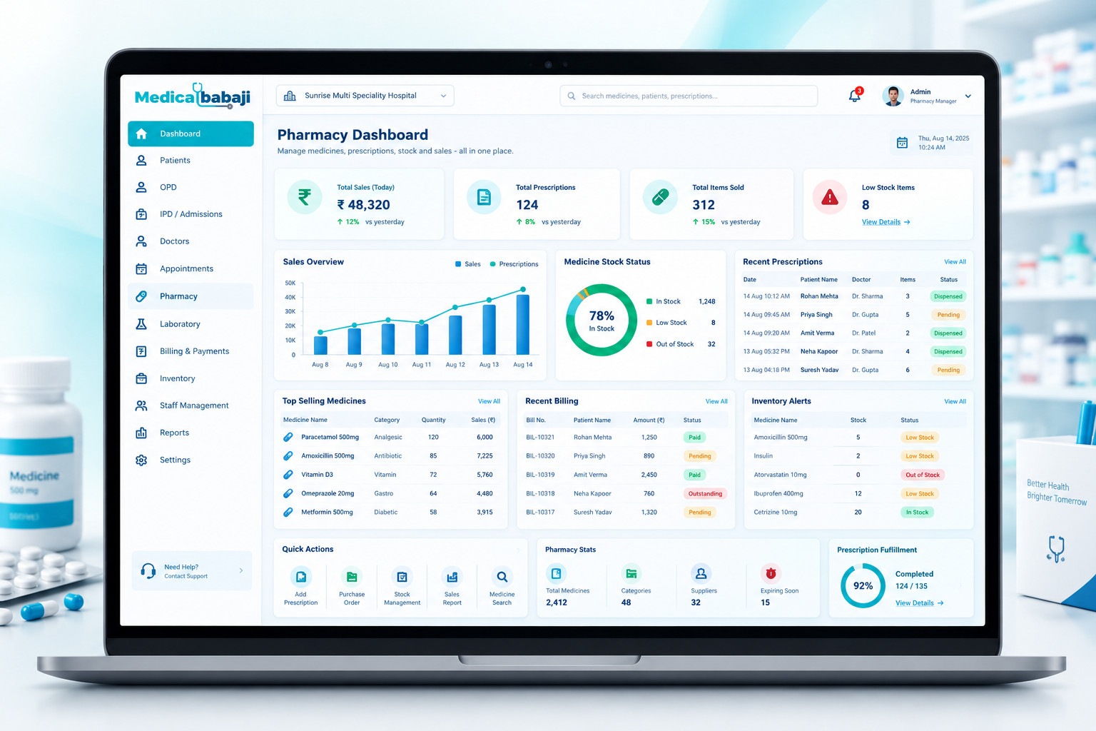 Medical BabaJi Pharmacy Management Software