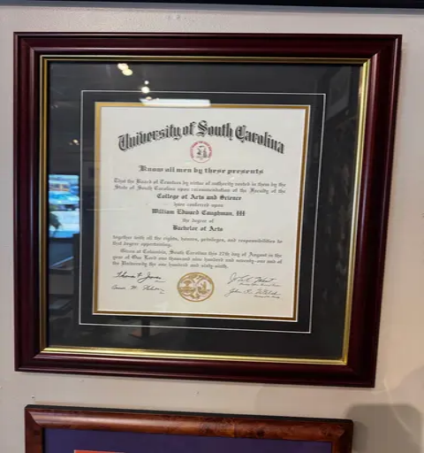 Diploma Framing
