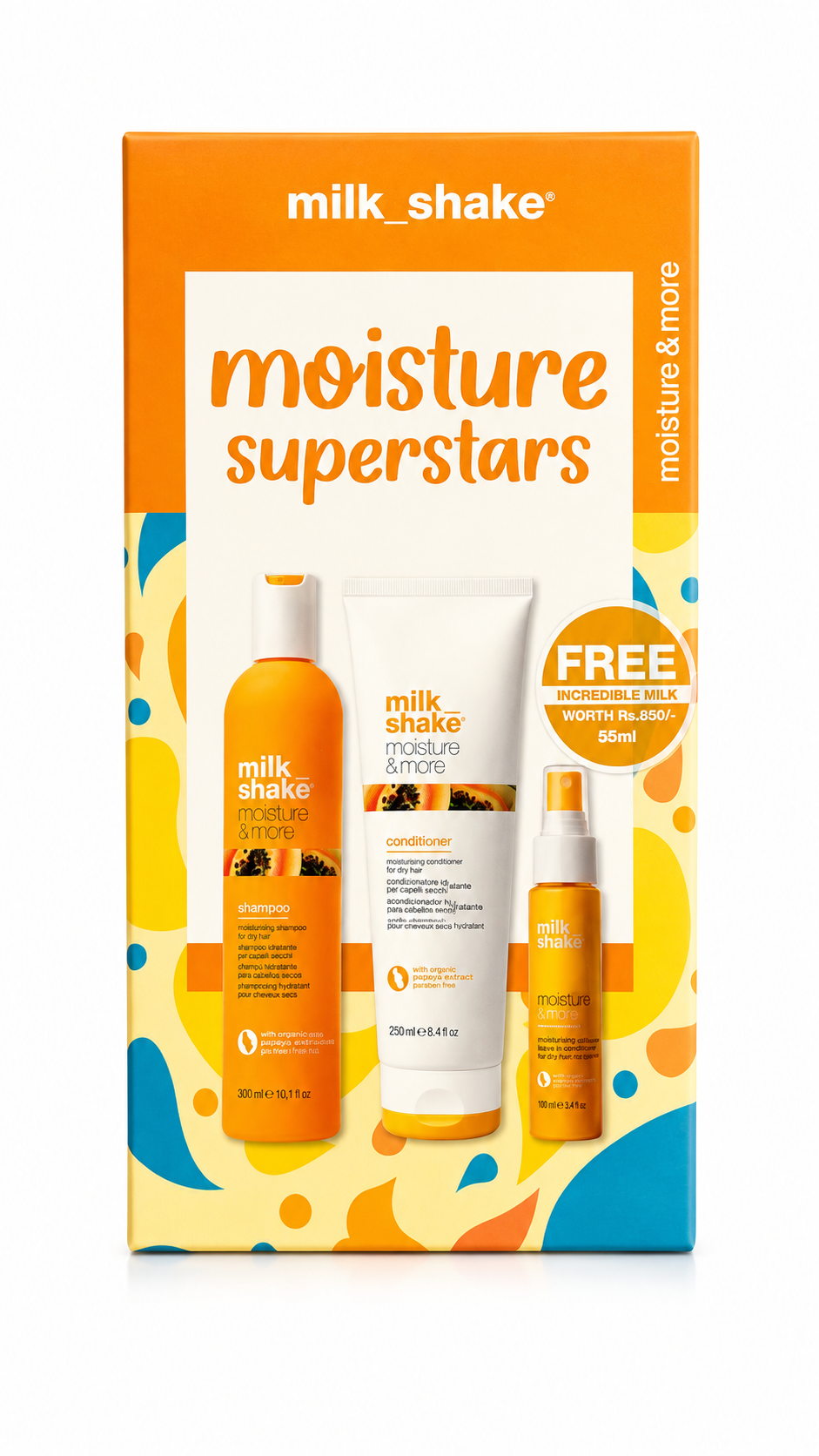 Milk_shake Moisture & More Moisturizing Hair Care Kit