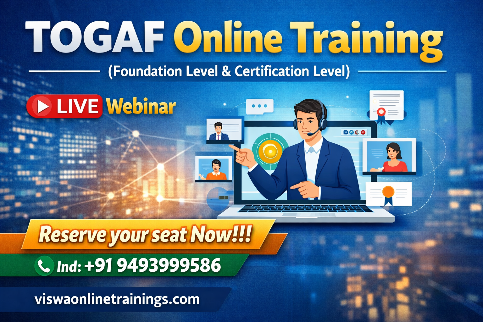 TOGAF Online Coaching Classes In India, Hyderabad