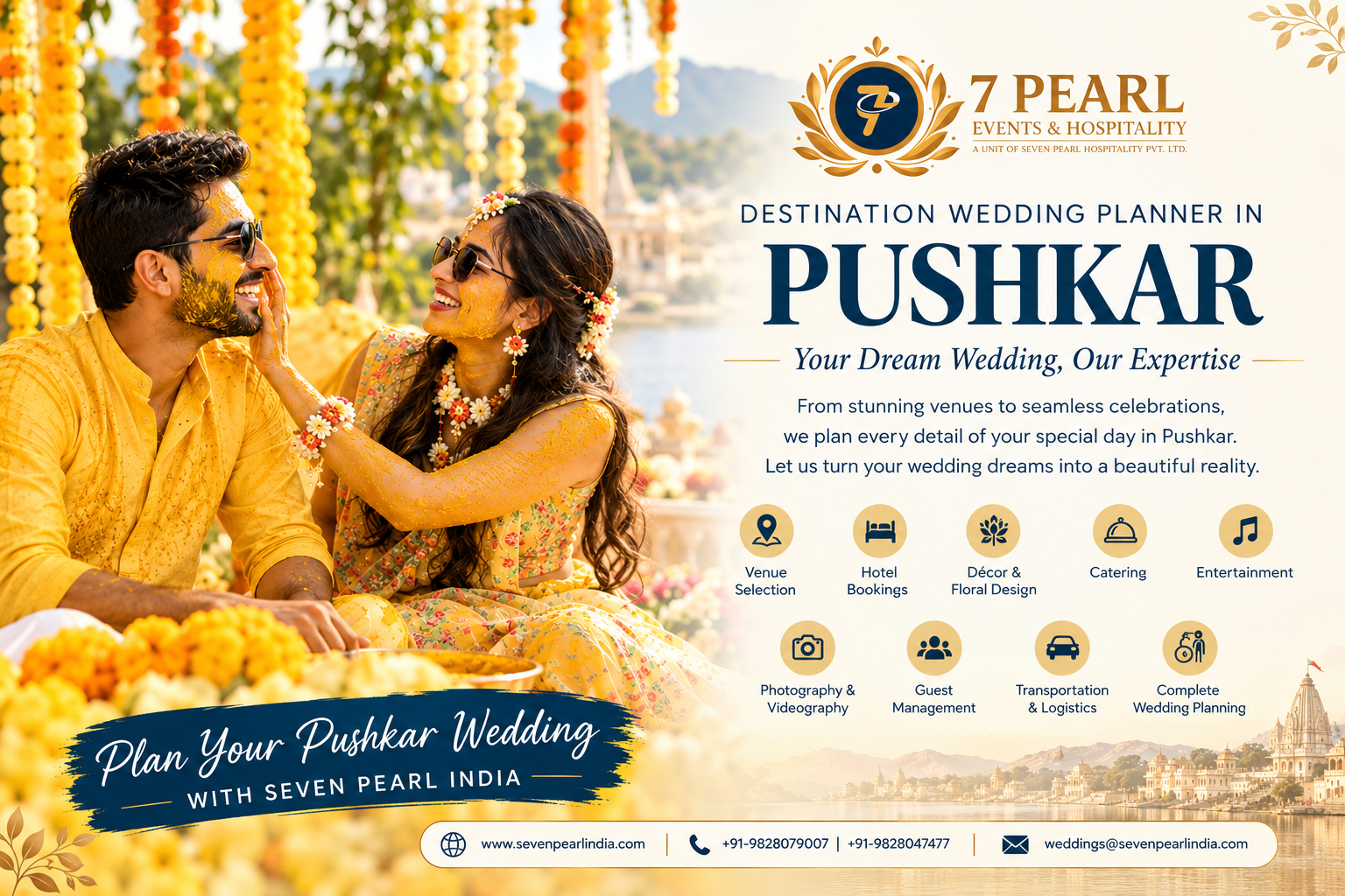 Destination Wedding Planner in Pushkar - Seven Pearl India