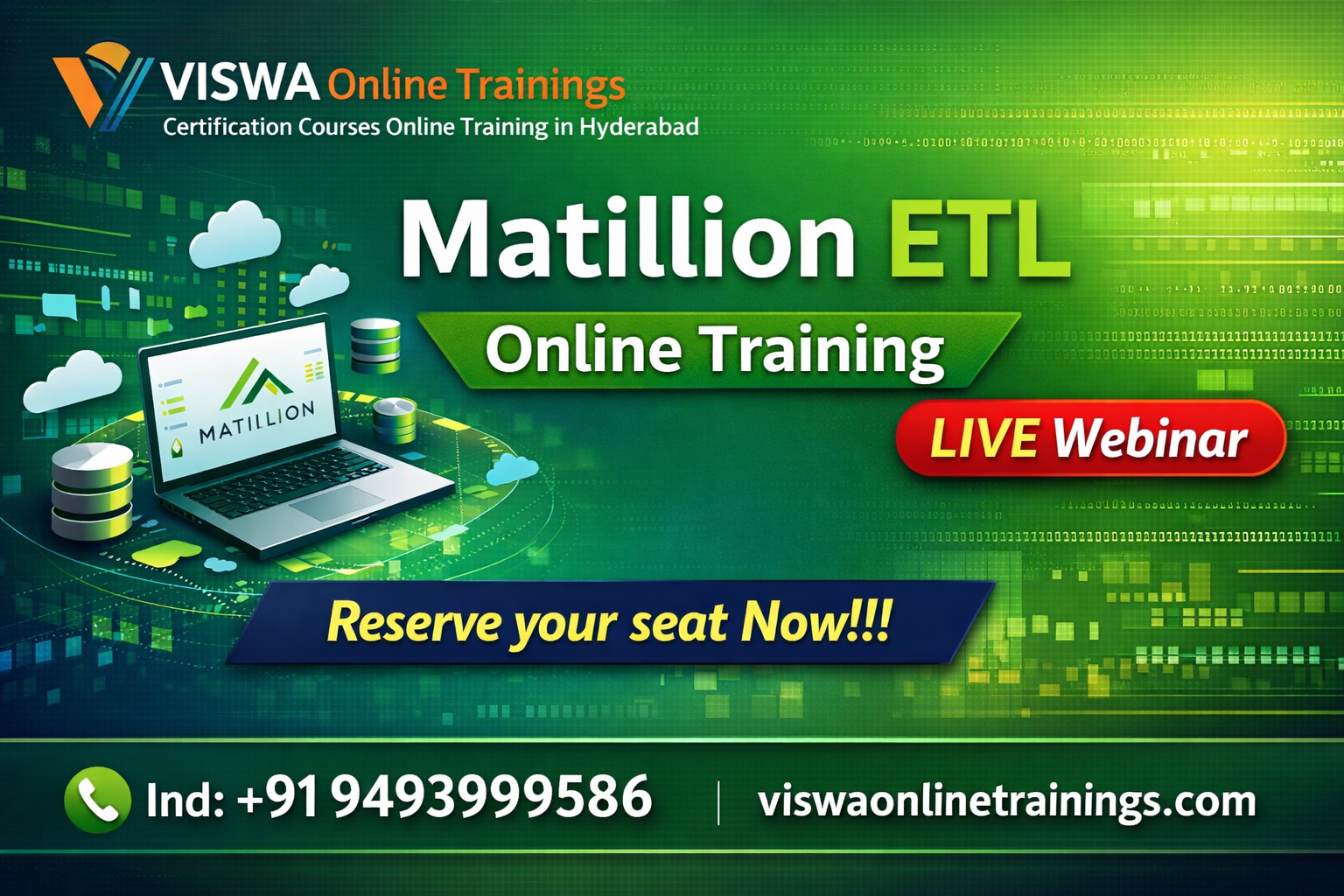 Matillion ETL Online Training & Certification From India