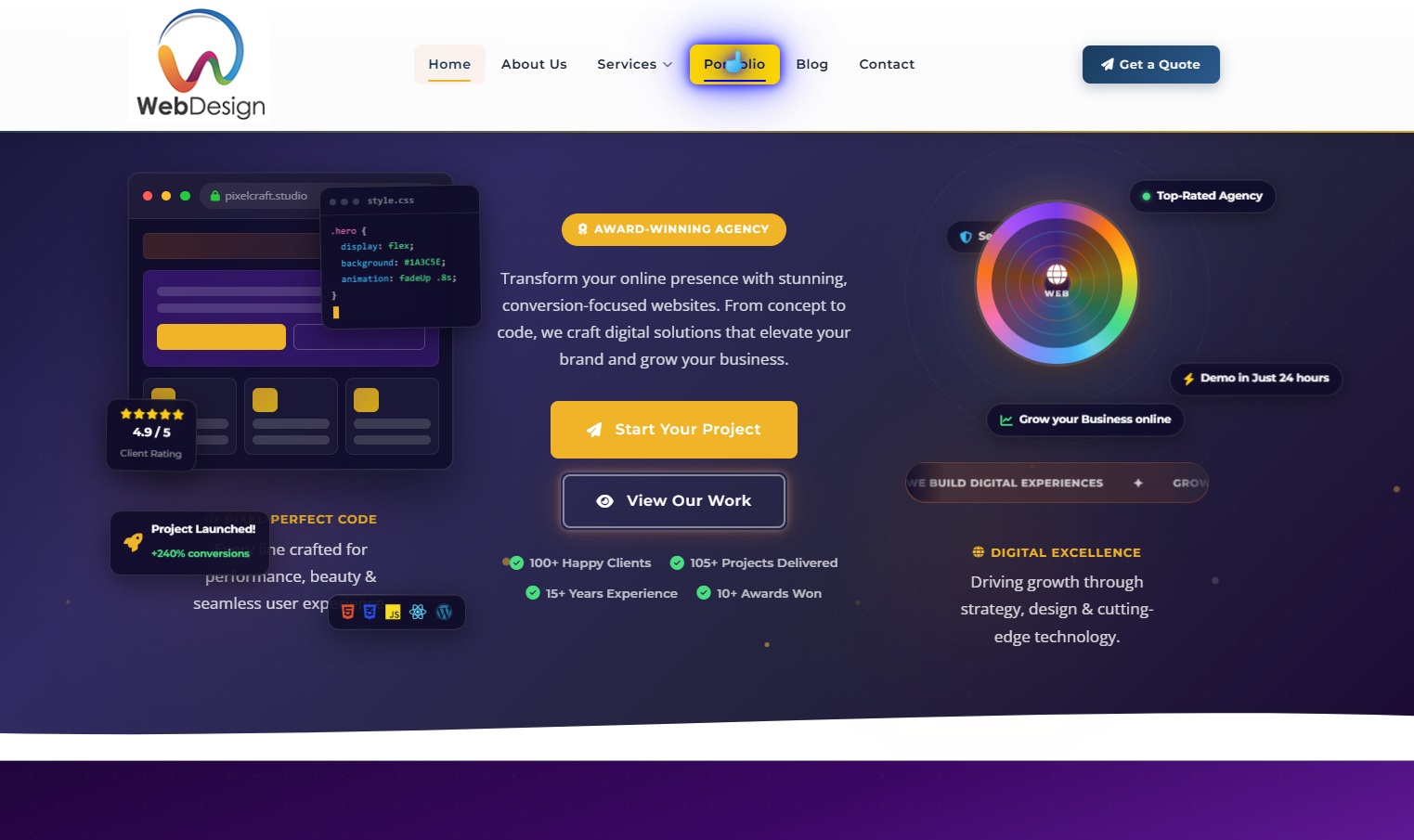 Website designing services