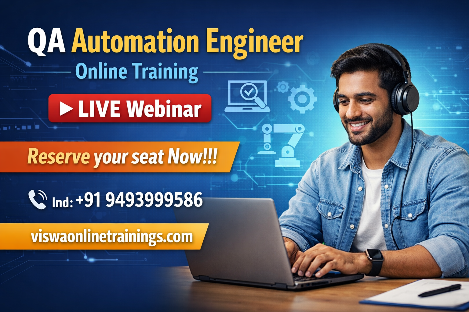 QA Automation Engineer Online Training by Real-time Trainer in India