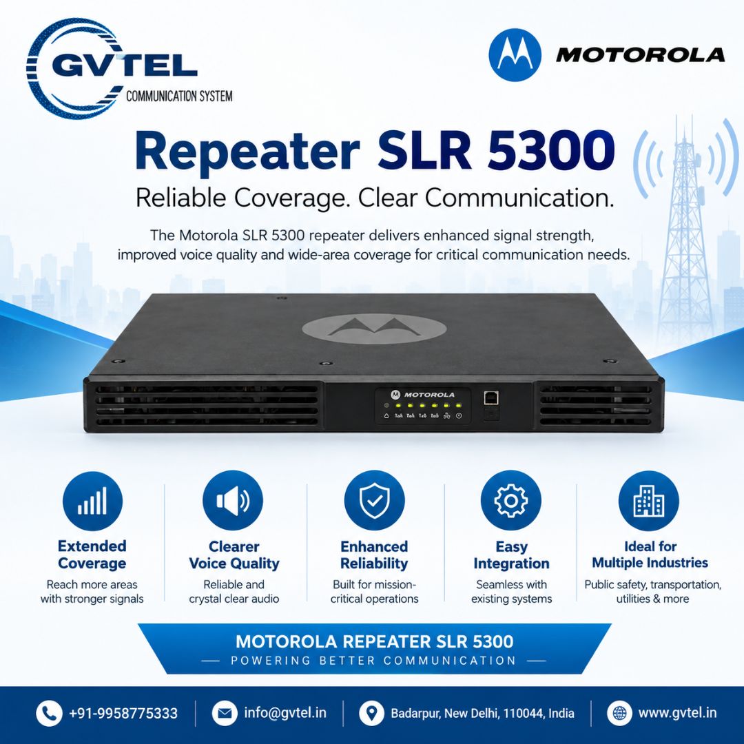 Motorola Repeater SLR 5300 | Powerful Coverage Solution | Gvtel