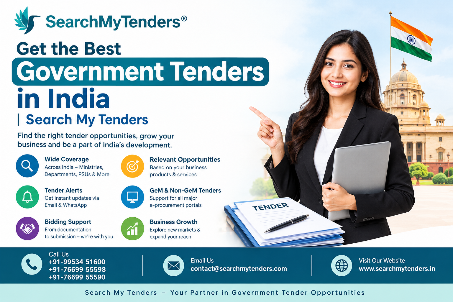 Get the Best Government Tenders in India | Search My Tenders