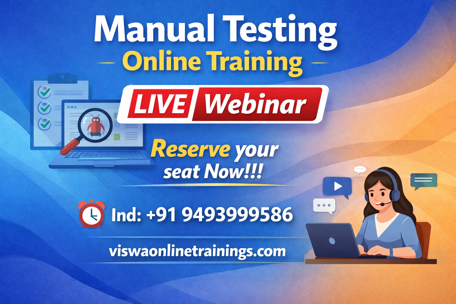 Manual Testing Online Training by Real-time Trainer in India