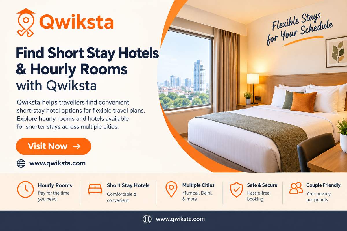 Short Stay? Book a Hotel by the Hour with Qwiksta