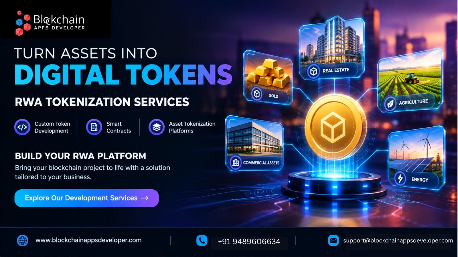 RWA Tokenization Development Services for Businesses