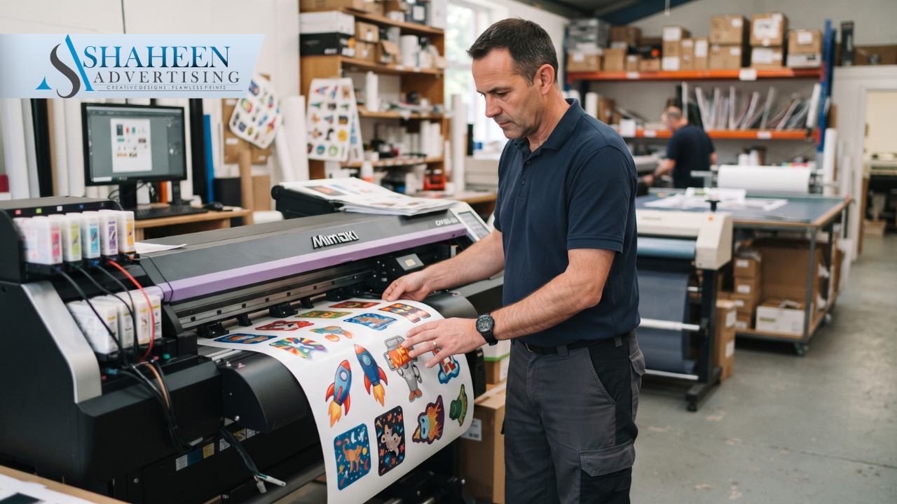 Stickers Printing and Custom Stickers With Glass Stickers Printing
