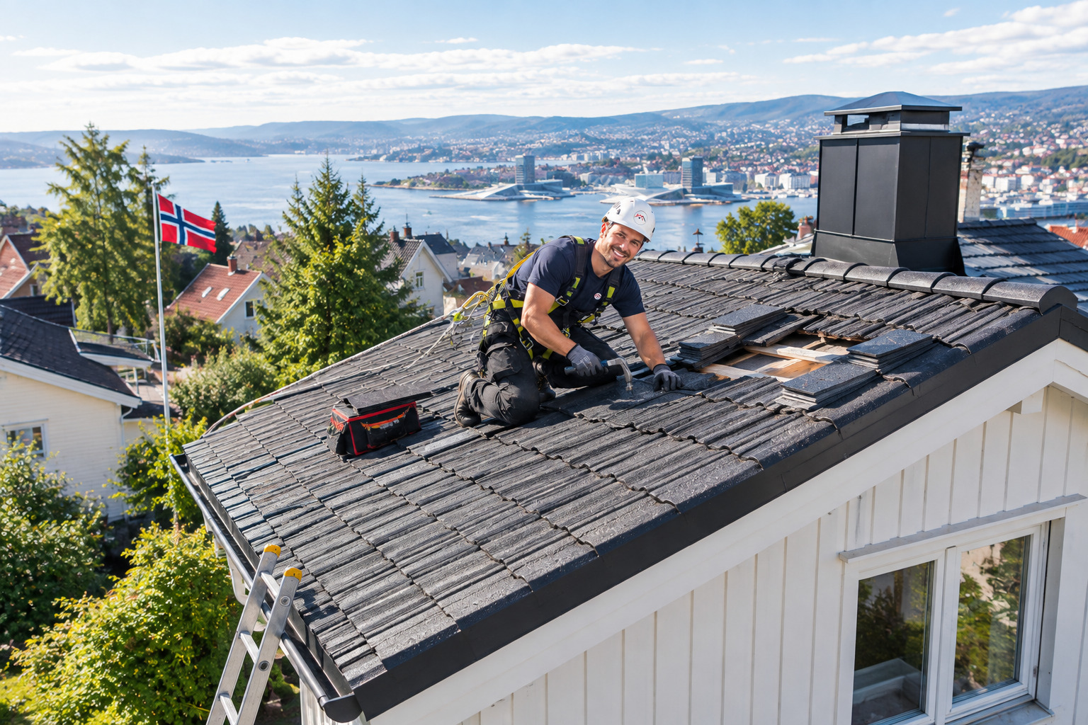 Hvem tilbyr profesjonell takreparasjon i Oslo?