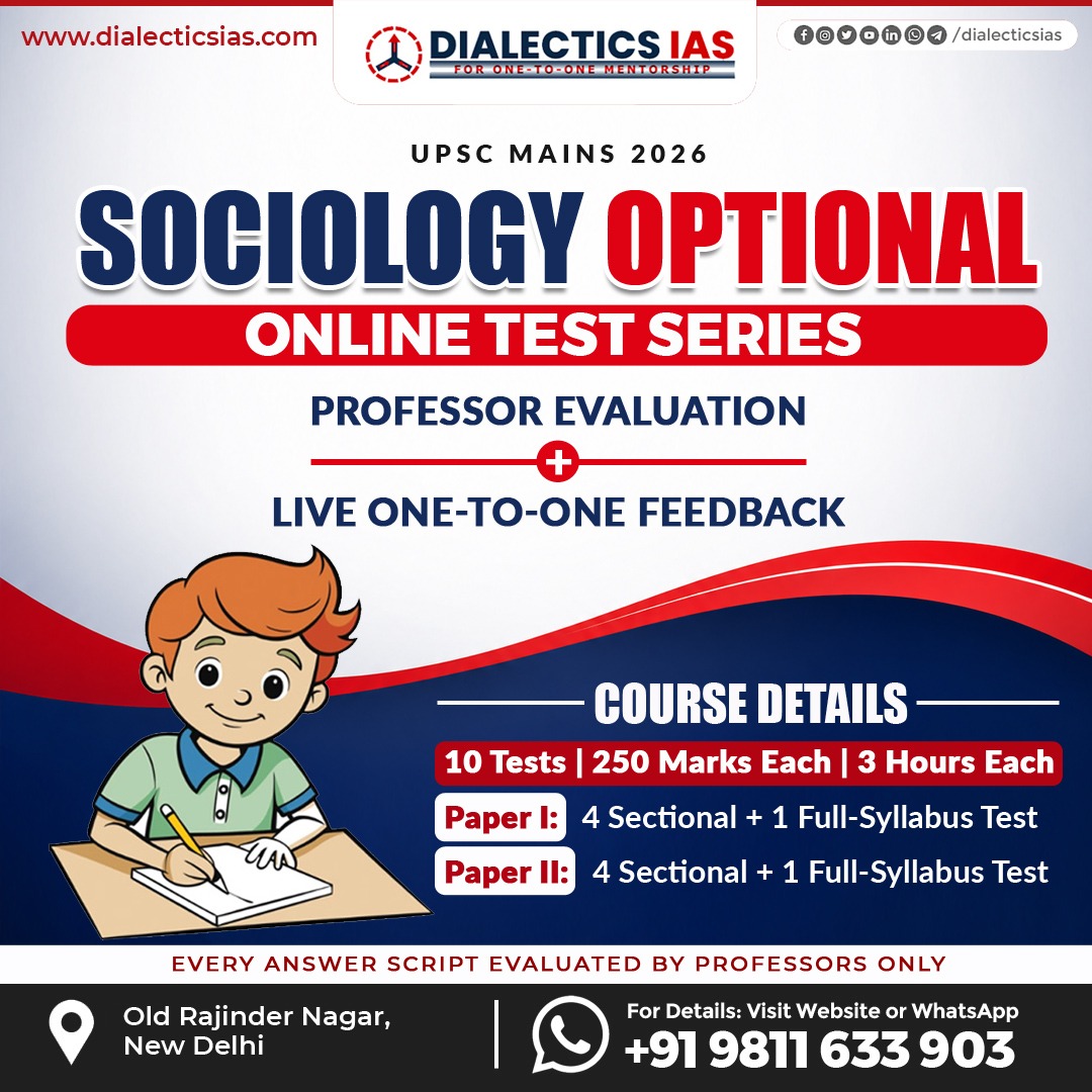 Sociology Optional for Working Professionals – Flexible Online Preparation for UPSC