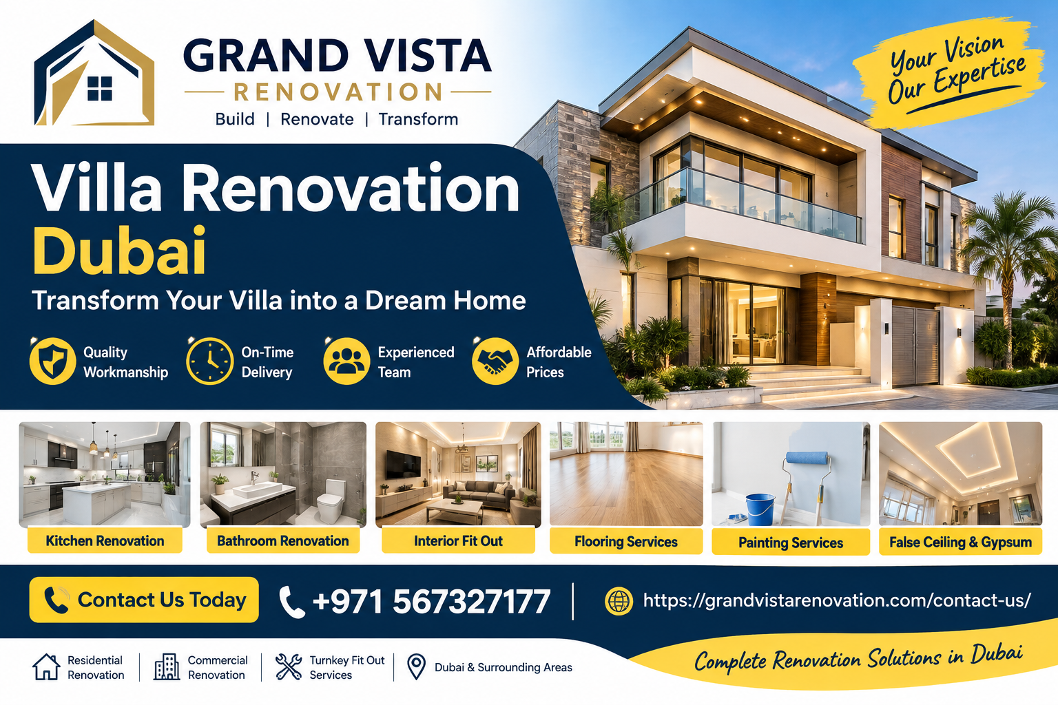 Apartment Renovation Contractors Dubai