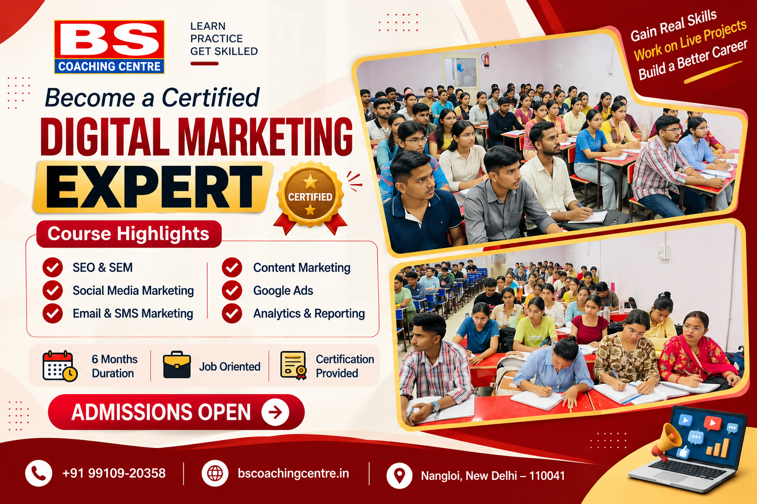 Digital Marketing Institute in Nangloi – Learn Practical Digital Marketing Skills