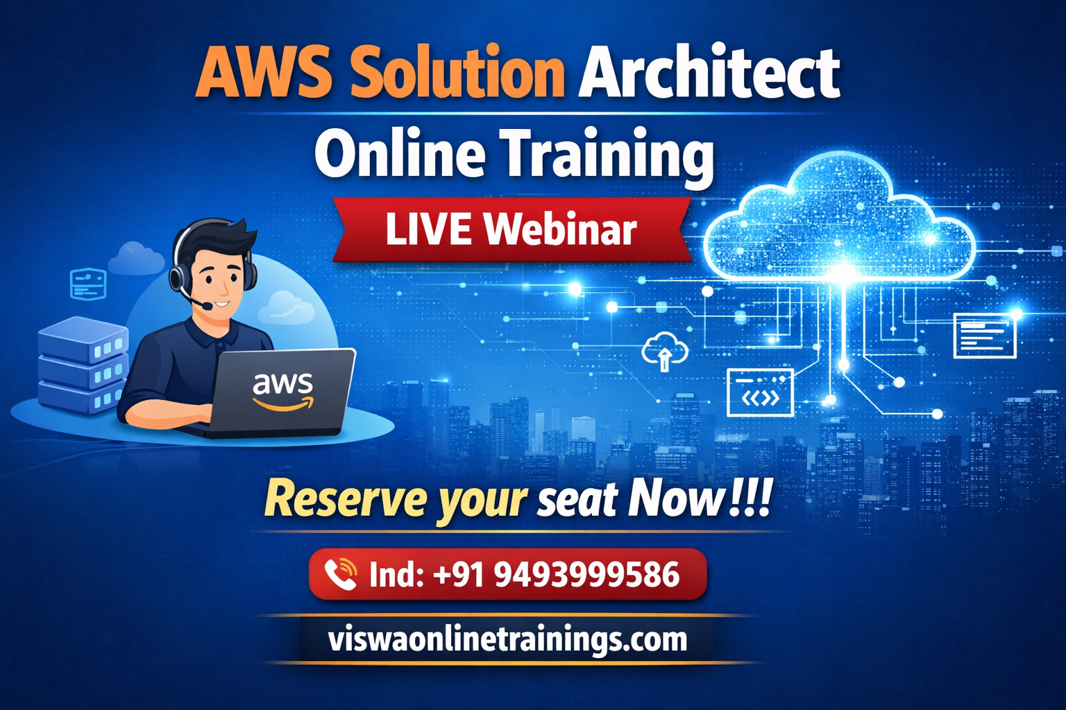 AWS Solution Architect Online Training Real-time support from India