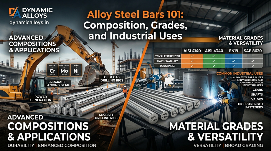 Alloy Steel Bars 101: Composition, Grades, and Industrial Uses