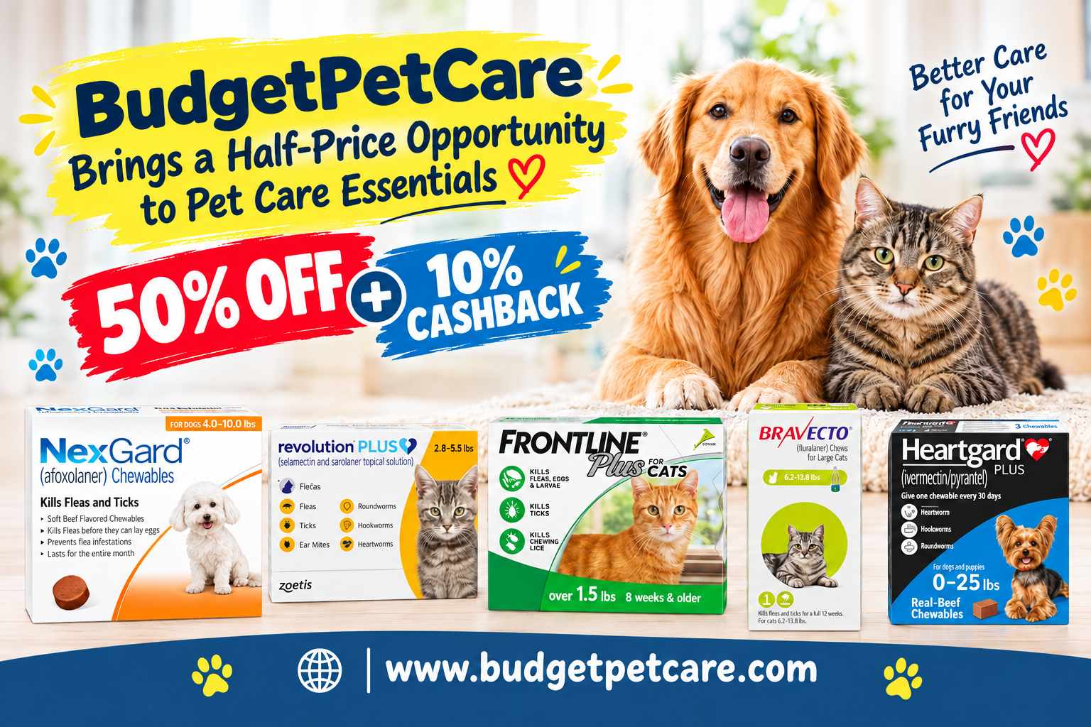 BudgetPetCare Brings a Half-Price Opportunity to Pet Care Essentials