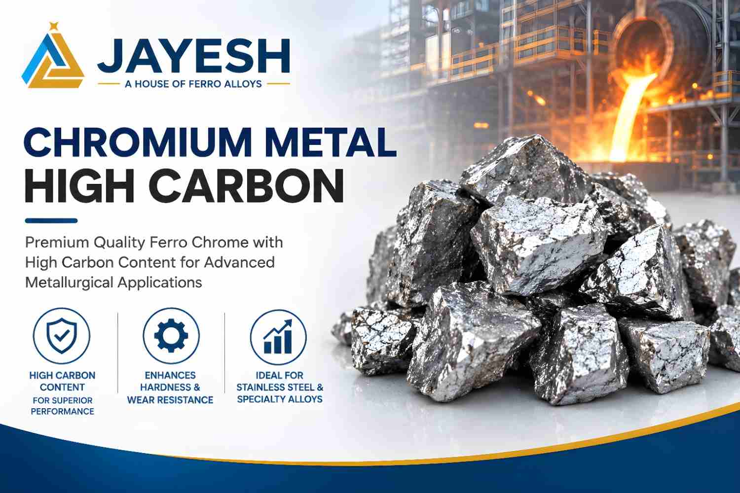 Chromium Metal High Carbon for Welding Industries