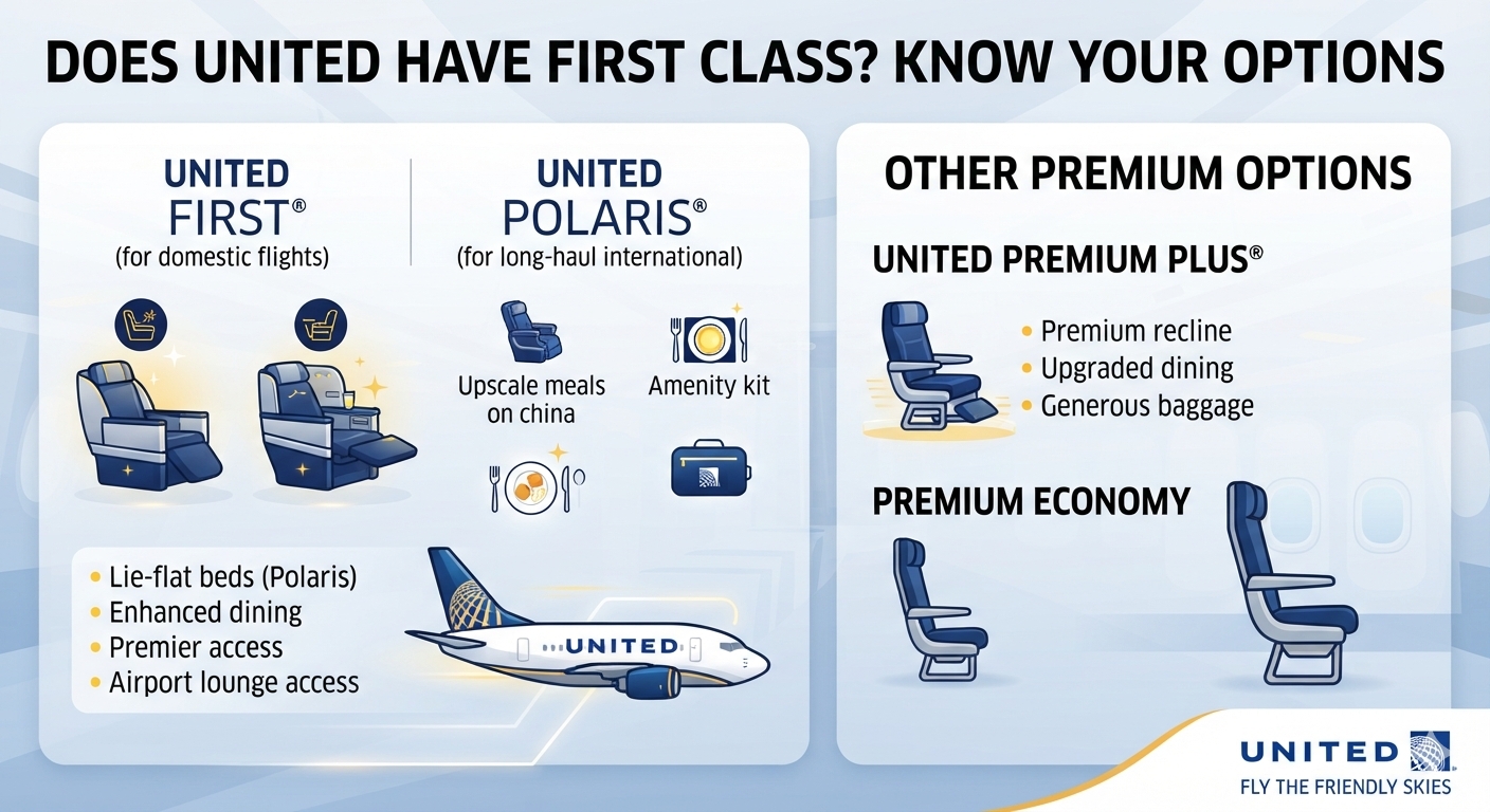 Does United Have First Class? Know Your Options