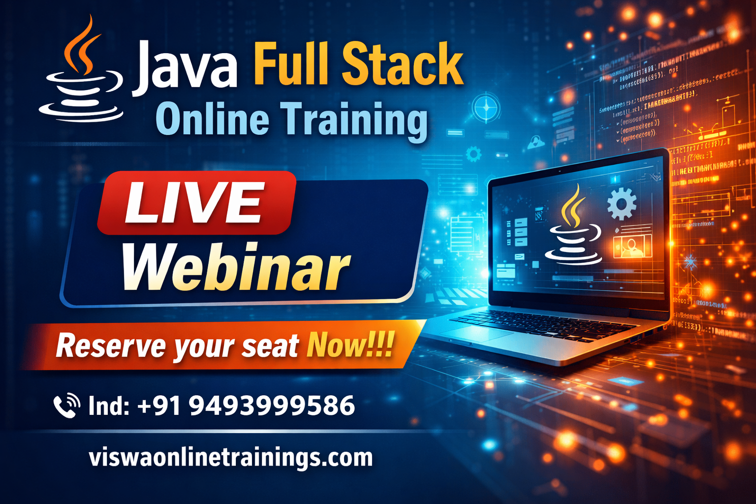 JAVA Full Stack Online Training Institute From Hyderabad India