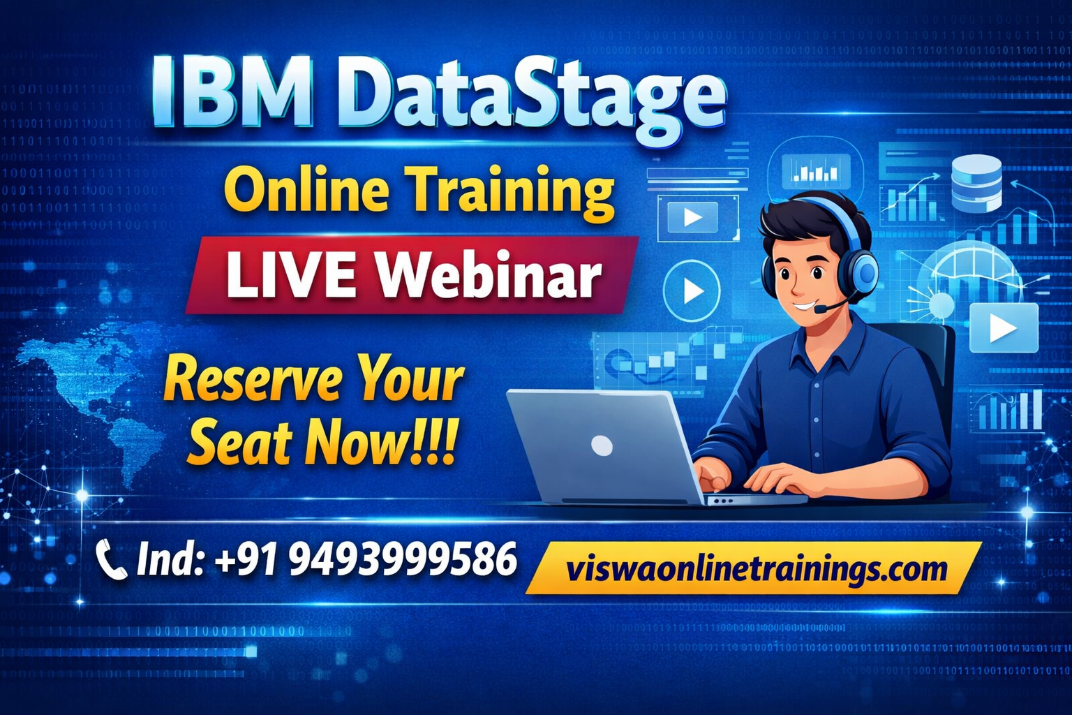 IBM DataStage Online Training Real-time support from India